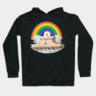 Rainbow Flood Noah's Ark Hoodie